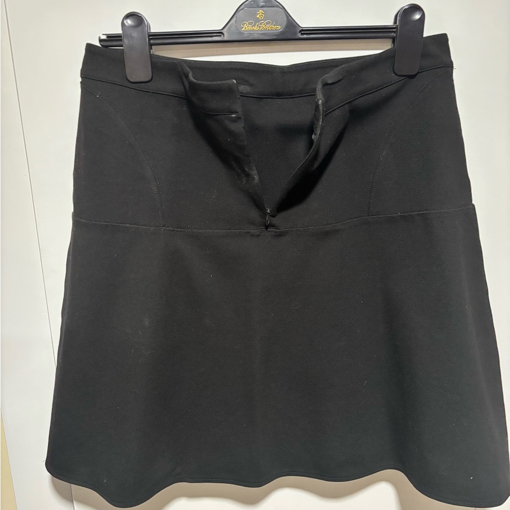 Brooks Brothers Black A-Line Skirt